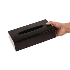 Taschentuchbox rechteckig schwarz, Bild 3