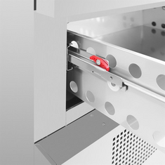 Polar Serie U flacher Kühl- und Tiefkühltisch mit 1 Schublade 2x GN, Bild 6