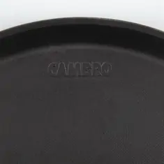 Cambro Treadlite rundes rutschfestes Fiberglas Tablett schwarz 35,5cm, Bild 2