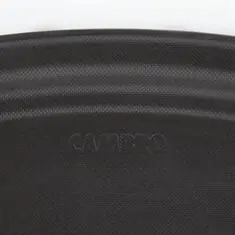 Cambro Camtread ovales rutschfestes Fiberglas Tablett schwarz 68,5x56cm, Bild 2