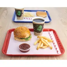 Olympia Kristallon Fast-Food-Tablett rot 34,5 x 26,5cm, Bild 4
