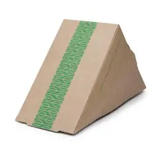 Vegware Kompostierbare Pappboxen für Sandwichecken, Bild 2