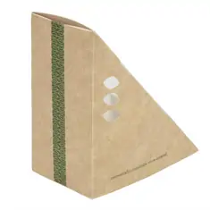 Vegware Kompostierbare Pappboxen für Sandwichecken, Bild 4