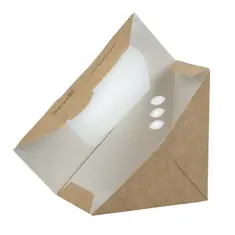 Vegware Kompostierbare Pappboxen für Sandwichecken, Bild 5