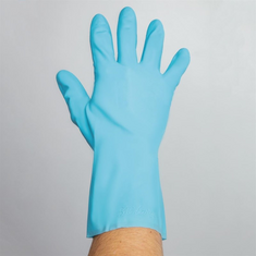 MAPA Vital 117 Flüssigkeitsbeständige leichte Hausmeisterhandschuhe Blau Medium, Bild 6