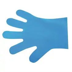 Vegware Compostable Food Prep Handschuhe Mittelblau (Packung mit 2400 Stück), Bild 3