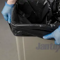 Jantex mittelschwerbelastbare Müllbeutel schwarz 90L, Bild 4