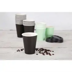 Fiesta Recyclable Coffee To Go Becher 340ml schwarz x1000, Bild 5