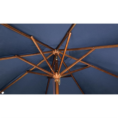 Bolero runder Sonnenschirm dunkelblau 3m, Bild 3