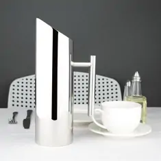 Olympia Edelstahl-Wasserkrug im modernen Design 1,4L, Bild 5
