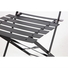 Bolero klappbare Terrassenstühle Stahl schwarz, Bild 7