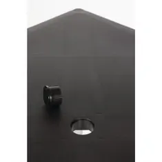 Bolero quadratischer Tisch Kunststoff schwarz 75cm, Bild 6