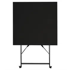 Bolero quadratischer klappbarer Terrassentisch Stahl schwarz 60cm, Bild 7