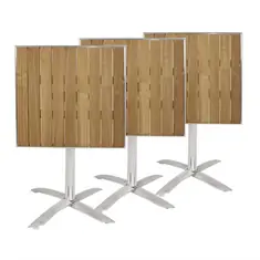 Bolero quadratischer klappbarer Tisch Eschenholz 1 Bein 60cm, Bild 7