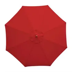 Bolero runder Sonnenschirm rot 3m, Bild 5
