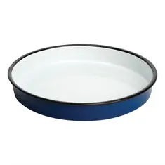 Olympia rundes Serviertablett weiß-blau 32cm, Bild 8