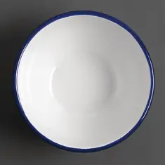 Olympia emaillierte Dessertschalen weiß-blau 6cm, Bild 4