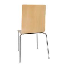 Bolero Stuhl mit eckiger Rückenlehne Buche (4 Stück), Bild 2