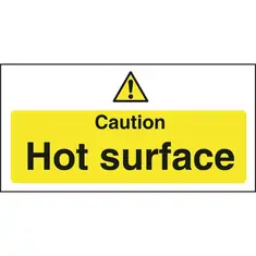Vogue Warnschild "Caution - Hot surface" Heiße Oberfläche, Bild 3
