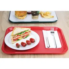 Olympia Kristallon Fast-Food-Tablett rot 41,5 x 30,5cm, Bild 4