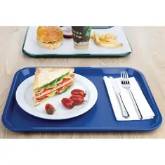 Olympia Kristallon Fast-Food-Tablett blau 41,5 x 30,5cm, Bild 4