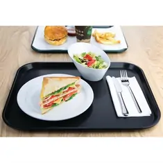 Olympia Kristallon Fast-Food-Tablett schwarz 45 x 35cm, Bild 4