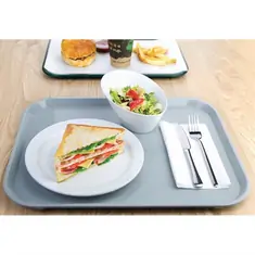 Olympia Kristallon Fast-Food-Tablett grau 45 x 35cm, Bild 5