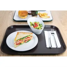 Olympia Kristallon Fast-Food-Tablett braun 45 x 35cm, Bild 5