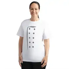 Chef Bedrucktes T-Shirt weiß Größe L, Bild 2