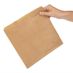 Fiesta Recycelbare braune Papiertüten groß (1000 Stück), Bild 2