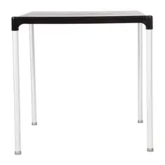 Bolero quadratischer Tisch Kunststoff schwarz 75cm, Bild 2