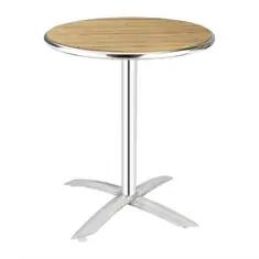 Bolero runder klappbarer Tisch Eschenholz 1 Bein 60cm