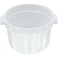 Vorratsbehälter rund, transparent, 10 Liter