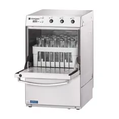 Stalgast Edelstahl-Gläserspülmaschine Aqua A3 mit Klarspülmittel- und Reinigerdosierpumpe sowie Ablaufpumpe, 2 Spülprogramme