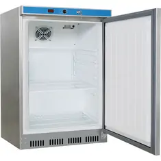 Stalgast Unterbau Lagerkühlschrank VT66UE aus Edelstahl, 78 Liter