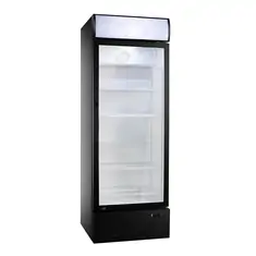 Vaiotec Easyline Getränkekühlschrank 290 Liter mit Leuchtaufsatz "schwarz"