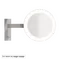 Aliseo LED Moon Dance Kosmetikspiegel mit Schwenkarm, Ausführung: Direktanschluss, Variante: Schwenkarm