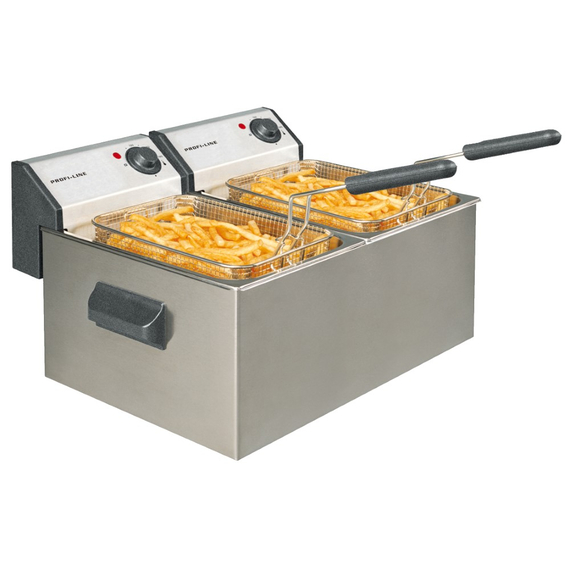 00-00147.jpg Neumärker Elektro-Fritteuse 2x 5 Liter – Bild 1