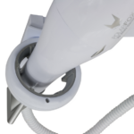 Aliseo Hotel Haartrockner Polarfox 1875 mit Ring-Wandhalterung & zusätzlichem Kabel und Stecker – Bild 3