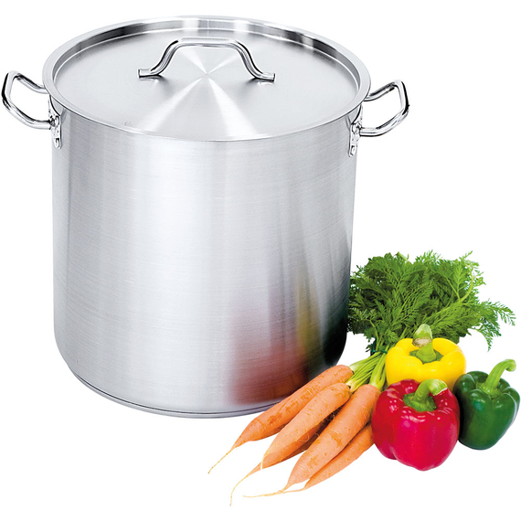 011342V02_MAIN_PRODUCT_PHOTO_uWGotjtZtMZp.jpg Suppentopf STANDARD mit Deckel, Ø 320 mm, 25,7 L – Bild 1