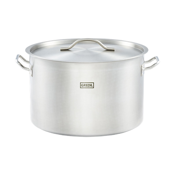 012405V01_MAIN_PRODUCT_PHOTO_aiuIrDkiRjCx.jpg Gredil Suppentopf ECO mit Deckel, Ø 400 mm, 32,6 L – Bild 1