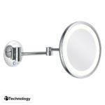 Aliseo LED Saturn T3 Kosmetikspiegel mit Doppel-Schwenkarm – Bild 2