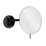 Aliseo Cosmo Minimalist Kosmetikspiegel mit Schwenkarm - Schwarz