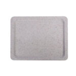 AmerBox Polyestertablett für Selbstbedienungsrestaurants, GN 1/2, Granit, 325x265mm