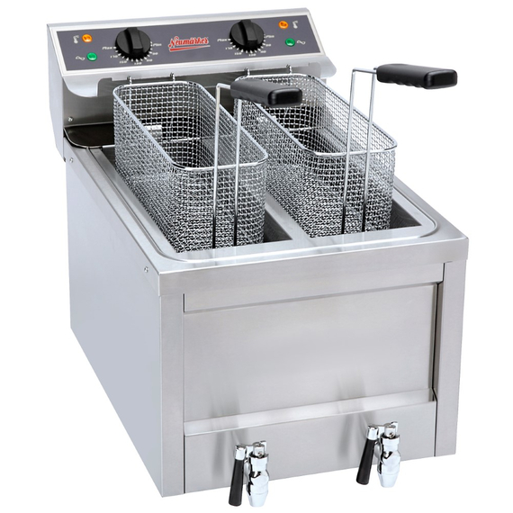 05-50141.jpg Neumärker Fritteuse Dual 2x 8 Liter – Bild 1