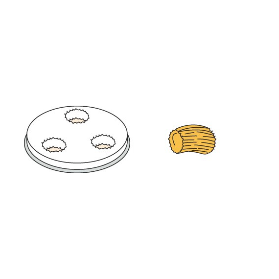 06-50754-03.jpg Neumärker Pasta-Scheibe Ø 57 mm Gnocchi für Nudelmachine PF25E/PF40E – Bild 1