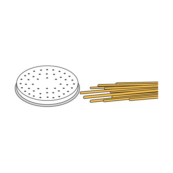06-50754-07.jpg Neumärker Pasta-Scheibe Ø 57 mm Spaghetti für Nudelmachine PF25E/PF40E – Bild 1
