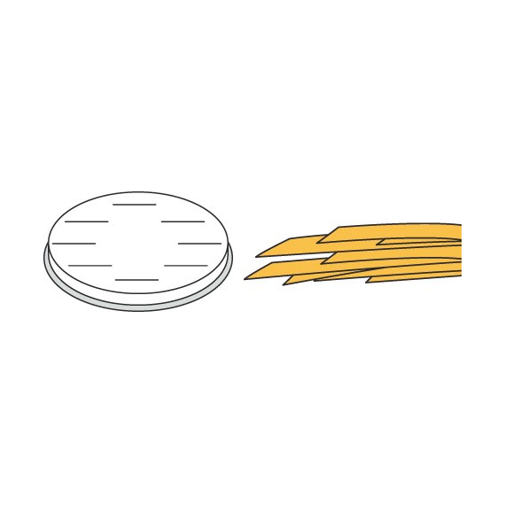 06-50754-09.jpg Neumärker Pasta-Scheibe Ø 57 mm Fettuchine für Nudelmachine PF25E/PF40E – Bild 1