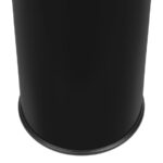 Standaschenbecher mit Papierkorb, schwarz – Bild 4