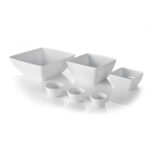 Hendi Quadratische Schüssel., Weiß, 270x270x(H)105mm – Bild 2
